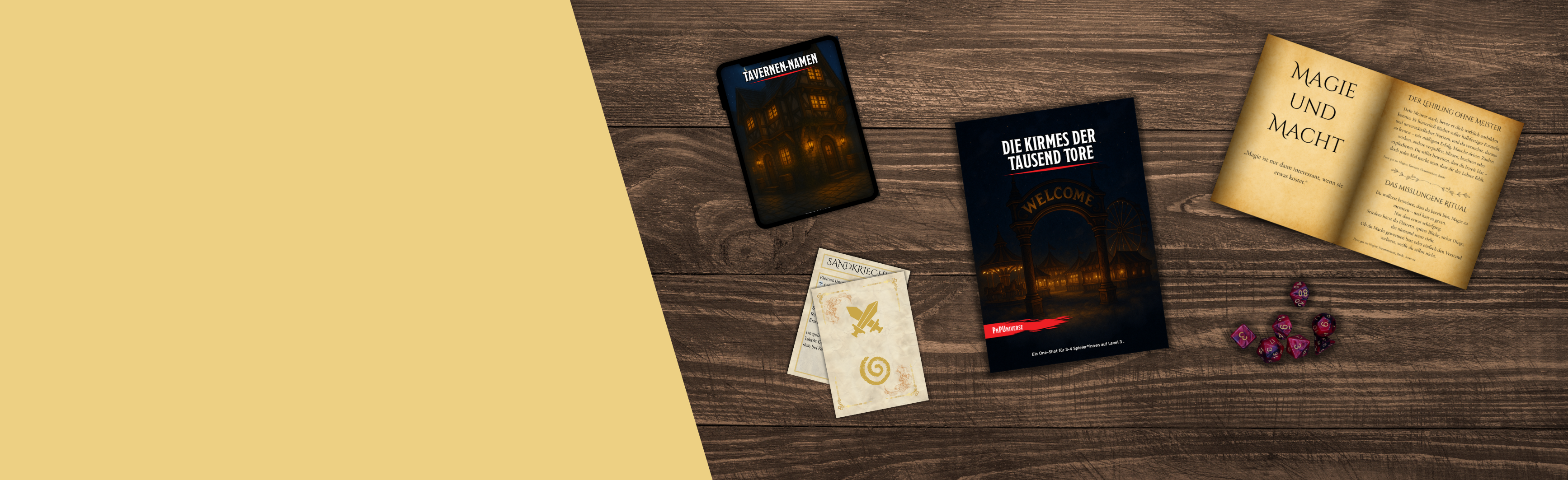 Dein One Stop Shop für Pen & Paper